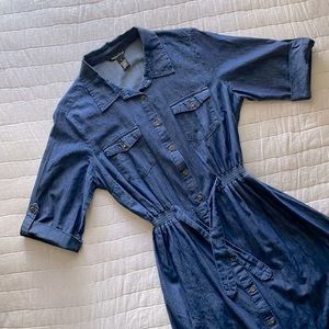 Millenium Denim Maxi Dress